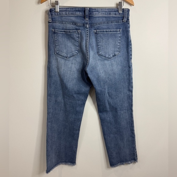 Greene St. Denim Blue High Rise Kick Flare Women’s Jeans (29) - Picture 4 of 6